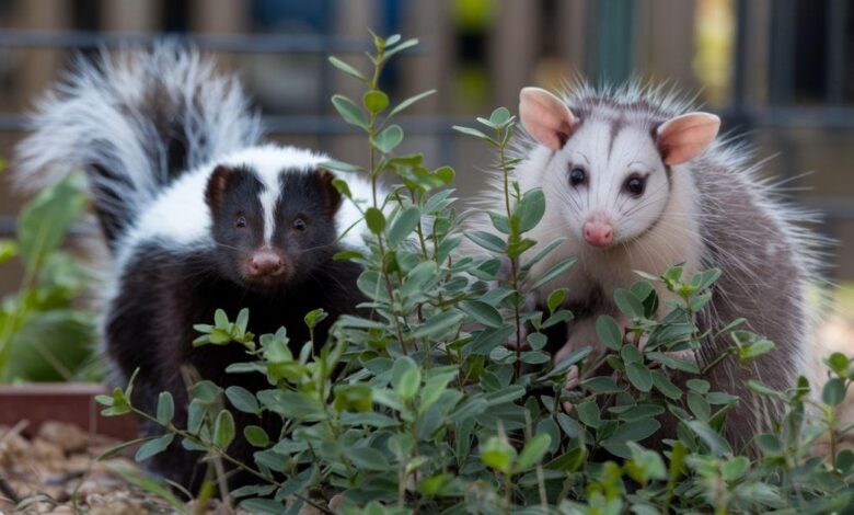 Skunks and Opossums