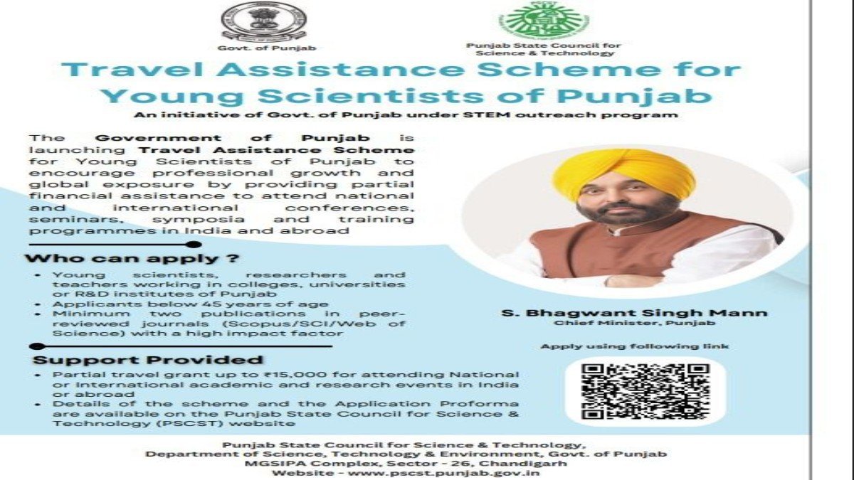 Mann सरकार का बड़ा Initiative: Punjab के युवा Scientists-Teachers को Global Platform पर Research का मौका, Travel और ठहरने का Expenses उठाएगी Government